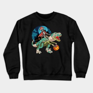 Halloween t-rex Crewneck Sweatshirt